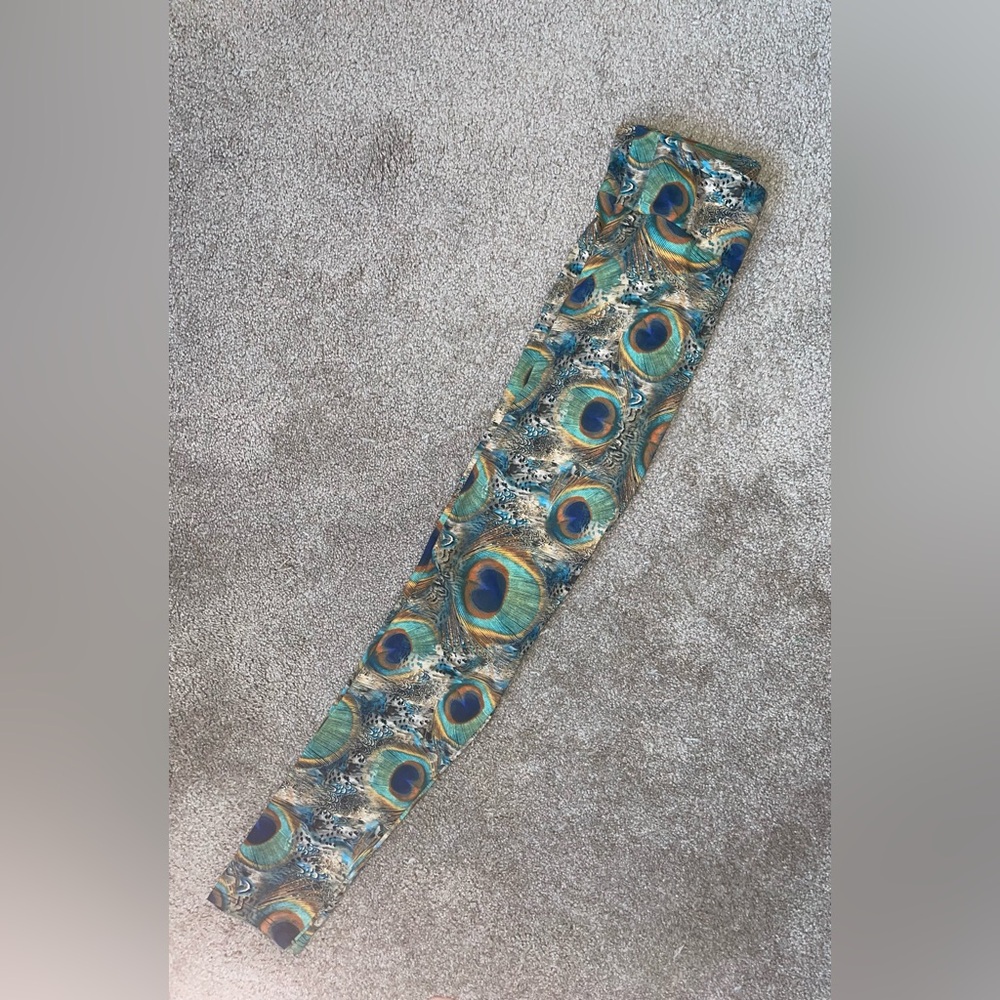 Onzie Peacock Leggings - Picture 2 of 4